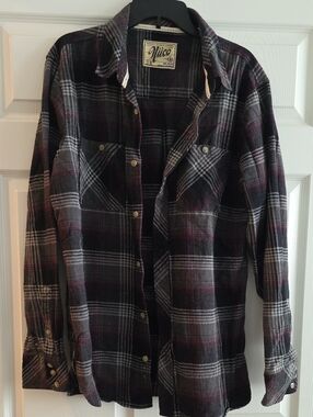 NUCO Men's Plaid Flannel Long Sleeve Button Down Shirt - Size XXL
